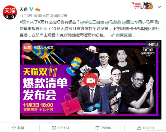 天貓雙11還沒開始就破了一項吉尼斯記錄!逆天了